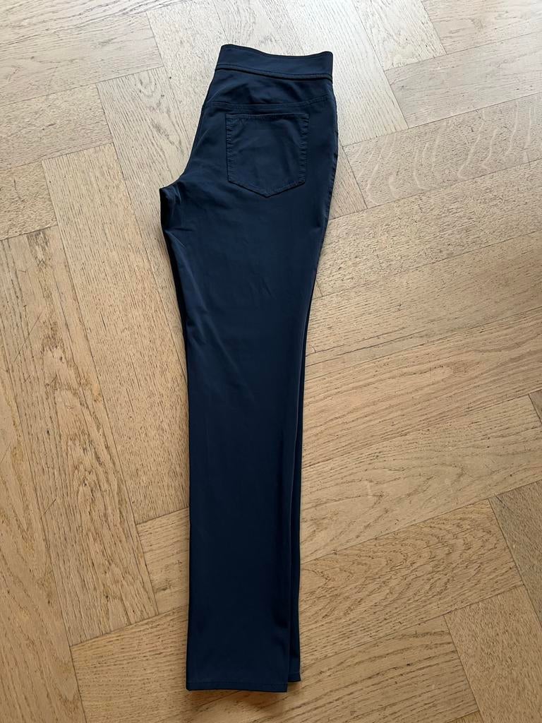 Ladress blauwe broek maat M (38/40), Maat 38/40 (M), Blauw, Ophalen of Verzenden, Zo goed als nieuw