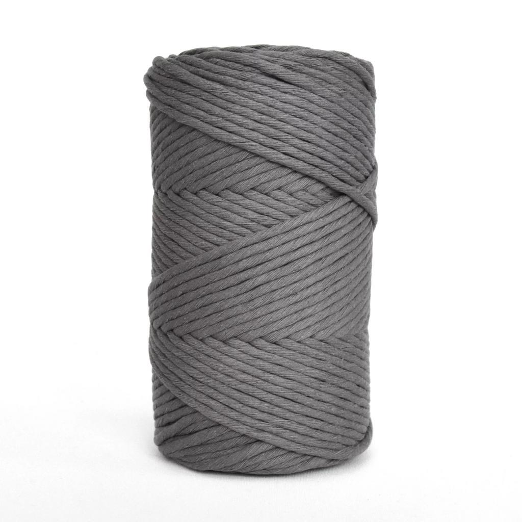 Actie! 140 meter grafiet grijs katoen garen 3 mm macrame wev, Ophalen of Verzenden, Nieuw