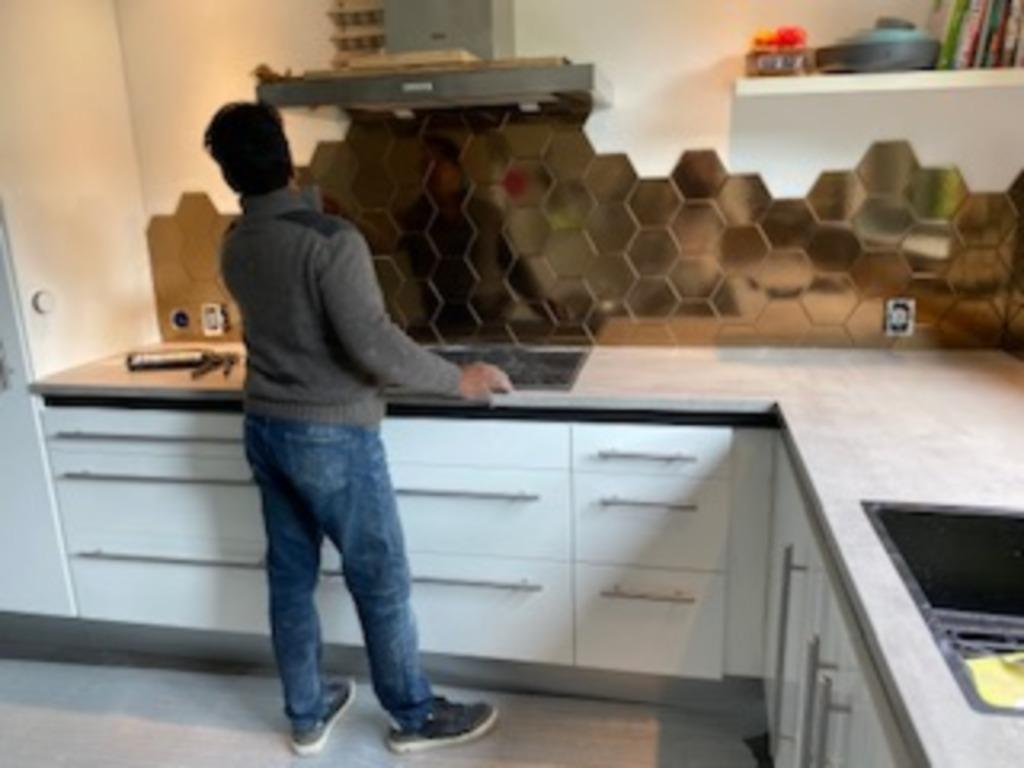 Allround Tegelzetbedrijf Leersum (tegelzetter Mike Singh ), Mozaïek