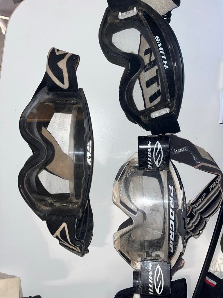 Motorcross brillen - Verschillende merken, Motoren, Kleding | Motorhelmen, Dames, Offroadhelm, M, Overige merken, Tweedehands