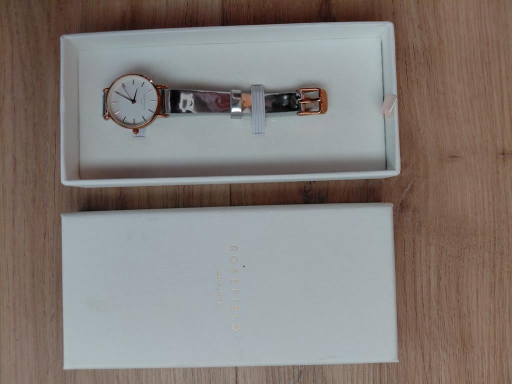 Dames horloge Rosefield Ams Nyc - Nieuw, Overige merken, Leer, Staal, Polshorloge