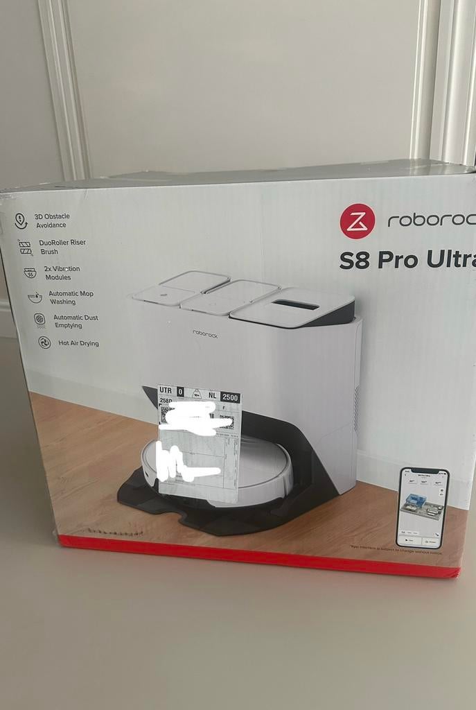 Roborock S8 Pro Ultra robotstofzuiger - dweil in doos, Witgoed en Apparatuur, Stofzuigers, Nieuw, Robotstofzuiger, Ophalen of Verzenden