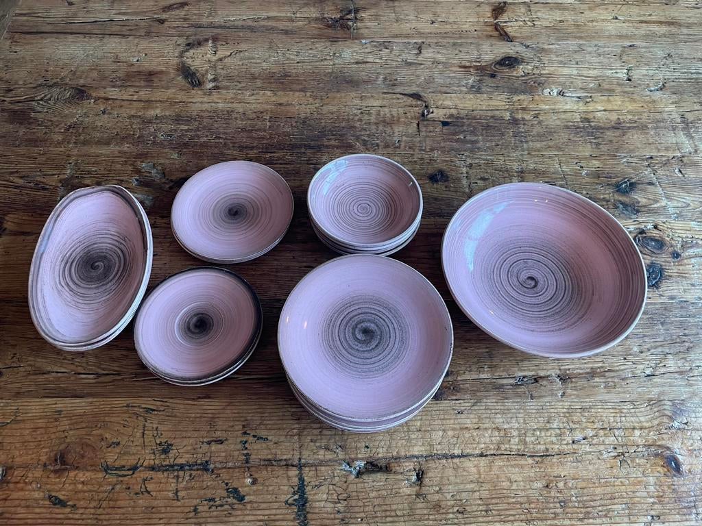 Vintage jaren 70 servies van Longchamp, Ophalen