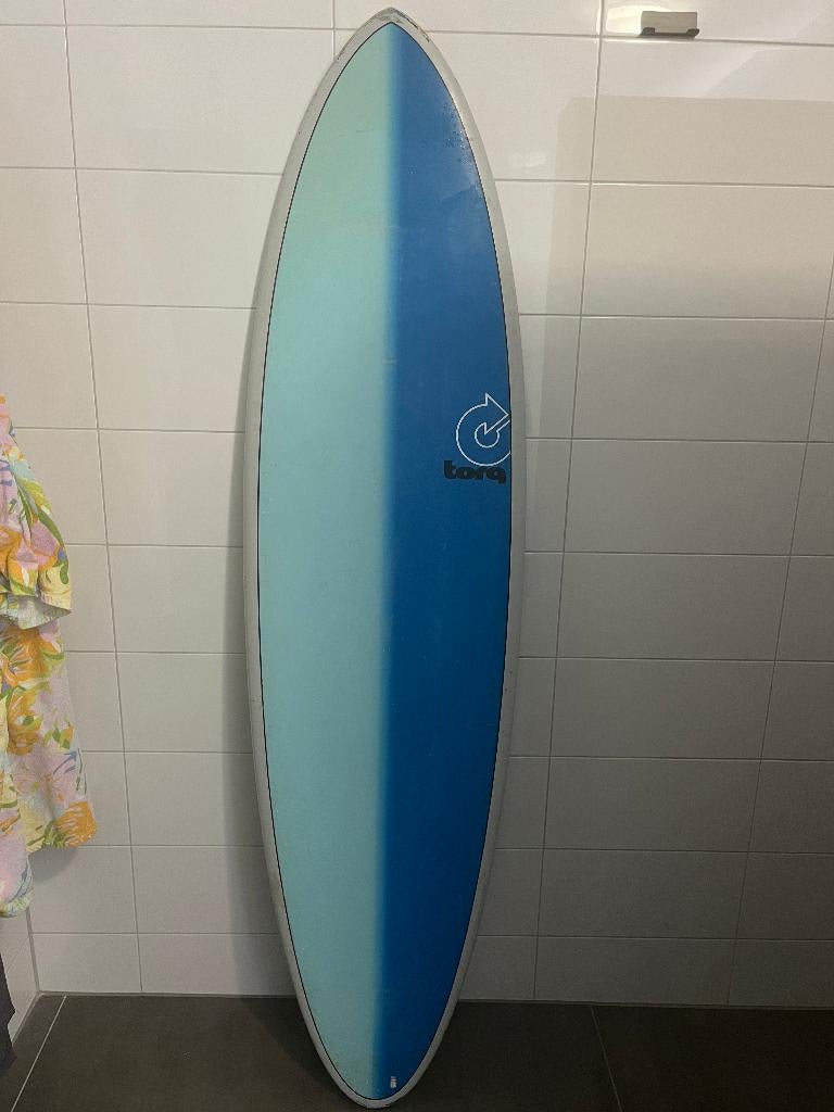 Torq fun 6'8" 41.8L (21" 2 3/4") surf board with leash+fins, Watersport en Boten, Ophalen, Gebruikt, Overige typen