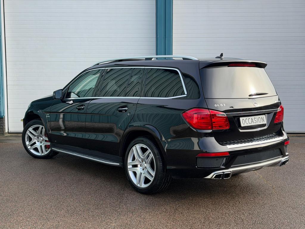 Mercedes-Benz GL63 5.5 V8 BiTurbo 4 Matic, Auto's, GL, 7 stoelen, Zwart, Leder