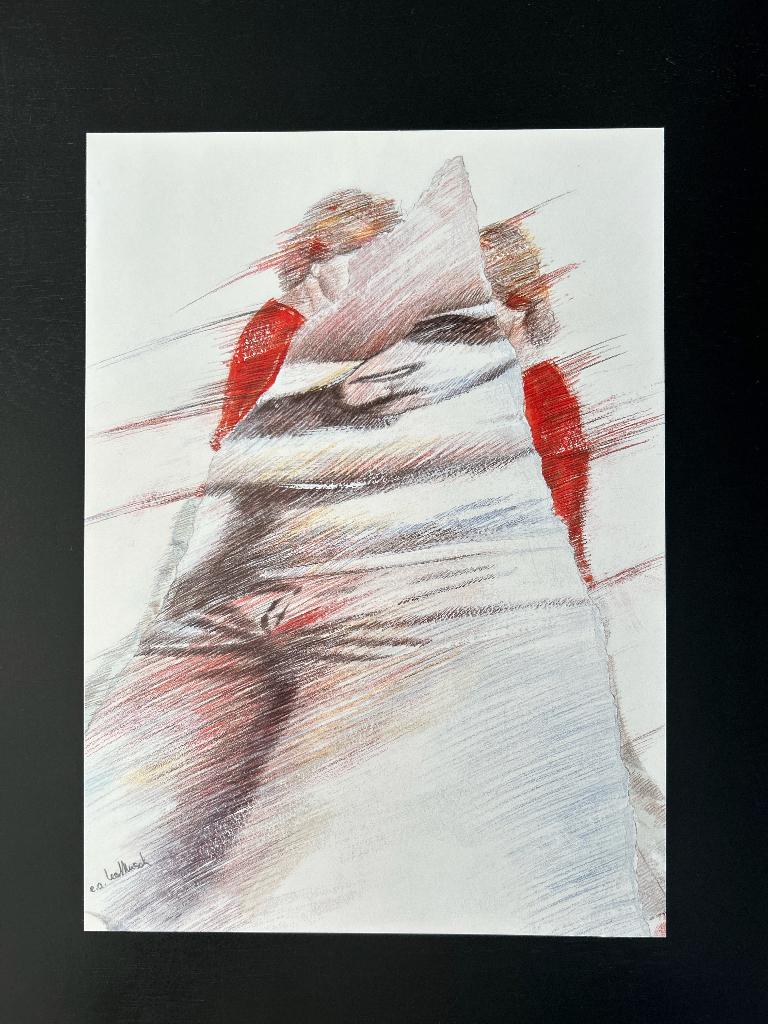Zeefdruk Leo Musch, Antiek en Kunst, Ophalen of Verzenden