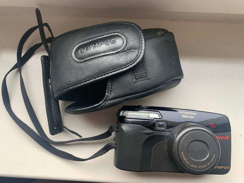 OLYMPUS 3500 dlx camera met zoom, Ophalen of Verzenden, Gebruikt, Compact, Olympus