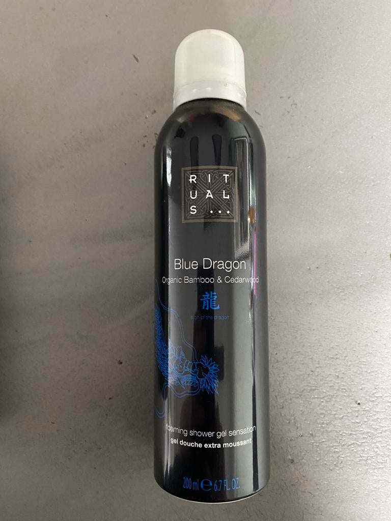 Rituals Blue dragon foaming shower gel 200 ml, Ophalen of Verzenden, Nieuw, Bad & Douche