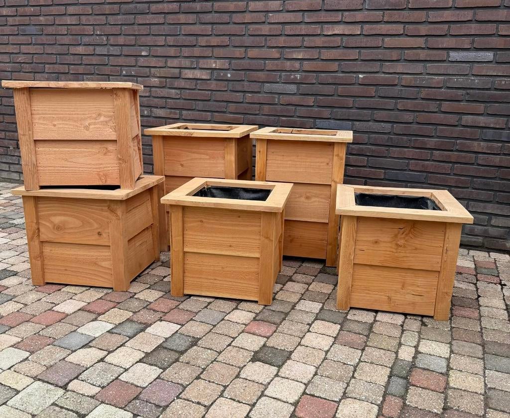 kwaliteit bloembakken douglas blank!, Tuin en Terras, Bloembakken en Plantenbakken, Ophalen, Nieuw, Hout
