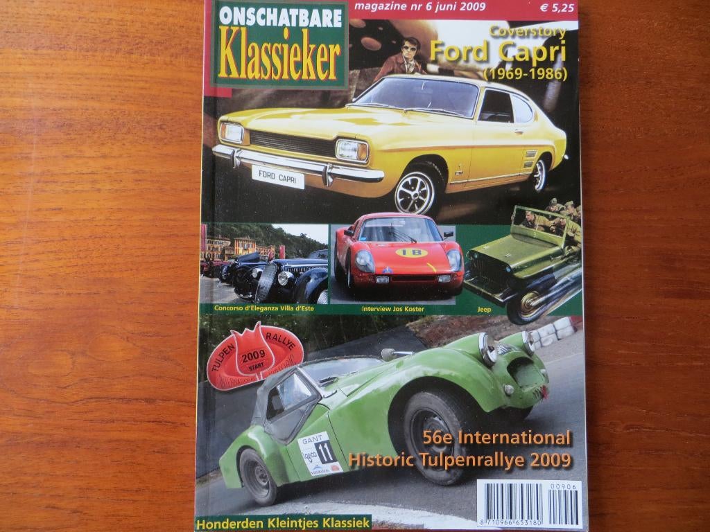 Onschatbare Klassieker 6 2009 Ford Capri ('69-’86), VW Bril, Ophalen of Verzenden, Nieuw, Ford