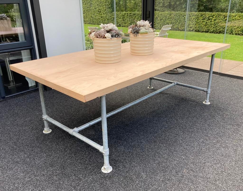 Onderstel t.b.v. eettafel, werktafel, werkbank etc., Ophalen, Rechthoekig, 200 cm of meer, 50 tot 100 cm