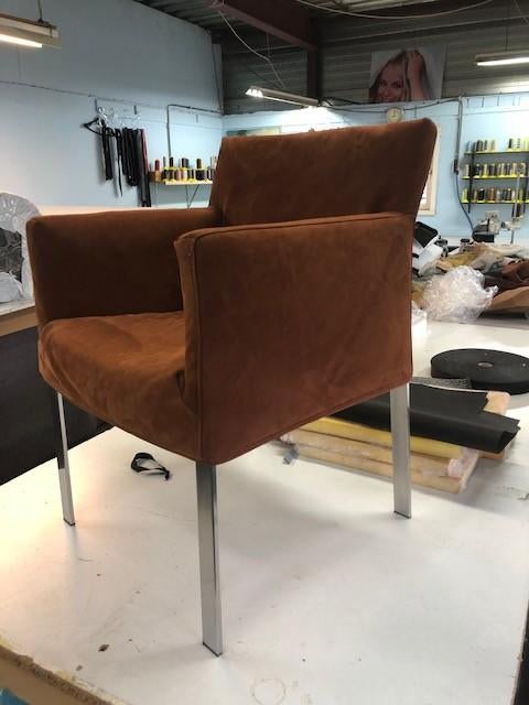 Fellini eetkamerstoelen van Gerard van den Berg Label, Ophalen of Verzenden, Zo goed als nieuw, Metaal, Vijf, Zes of meer stoelen