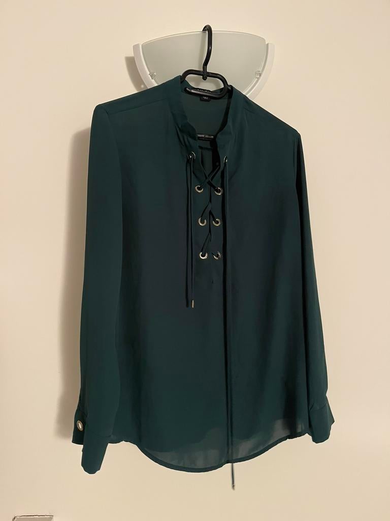 AMISU blouse maat S, Ophalen of Verzenden, Zo goed als nieuw, Maat 38/40 (M), Groen