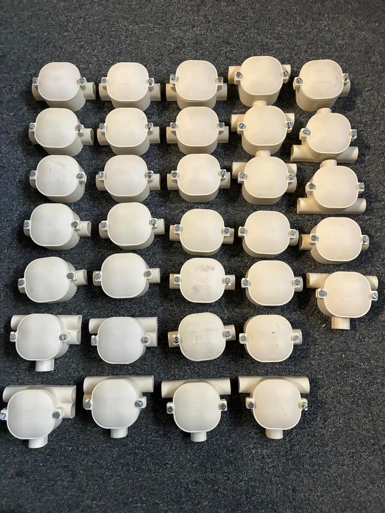Abb lasdozen trekdozen kabeldozen 33x, Gebruikt, ., Overige typen, Ophalen of Verzenden