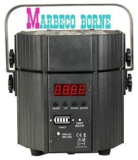 LED Uplighter Set, 6 stuks in Flightcase met lader, BBP60, Geluidgestuurd, Nieuw, Info@marbeco.nl, BeamZ