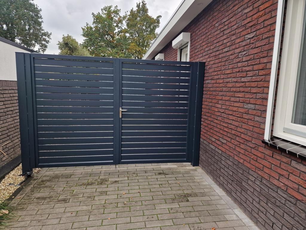 hekwerk en poorten koopt u bij Goossens hekwerk., Tuin en Terras, Ophalen, Nieuw, IJzer, Sierhekwerk