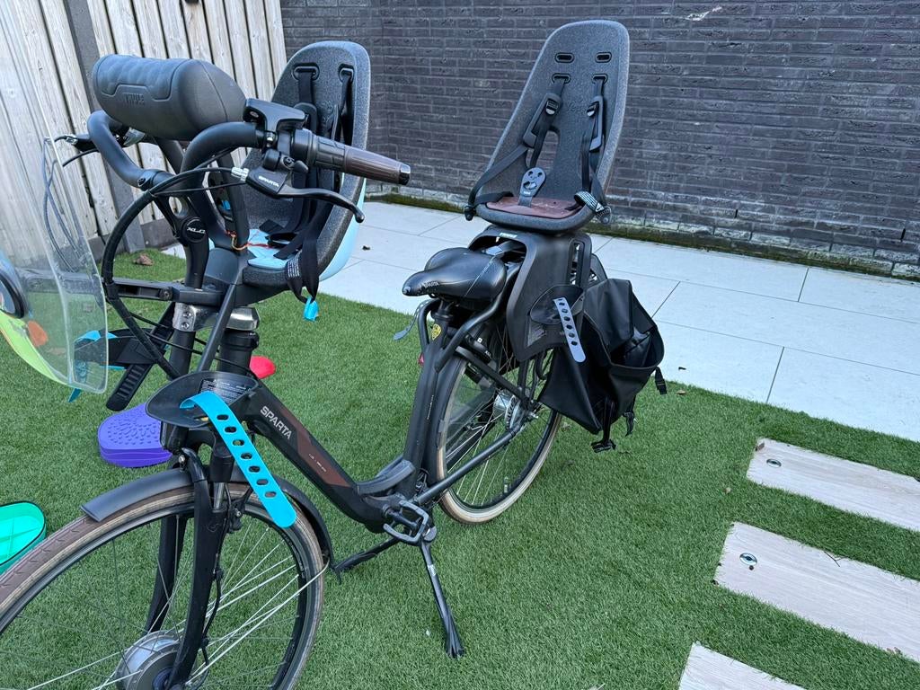 Sparta amazone 4 life elektrische moederfiets, Fietsen en Brommers, Ophalen, 2 zitjes, Sparta, Buggydrager