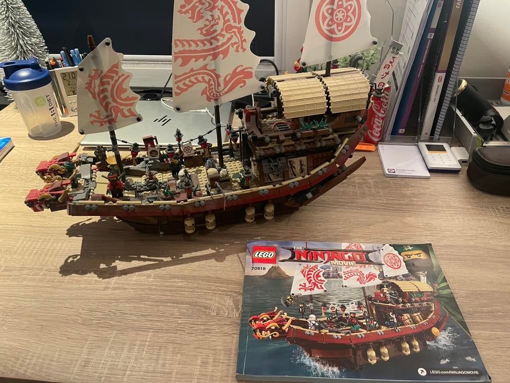 Lego Ninjago Movie Destiny’s Bounty (70618), Ophalen, Zo goed als nieuw, Complete set, Lego