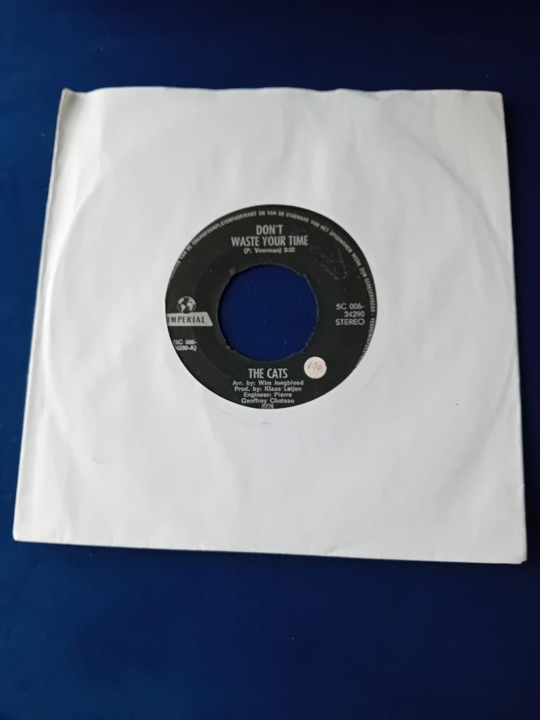 The Cats - Don't Waste Your Time -----t 2955, Cd's en Dvd's, Vinyl Singles, Gebruikt, Verzenden, 7 inch, Single