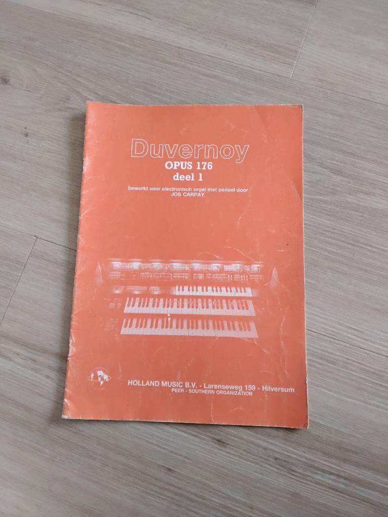 Duvernoy Opus 176 deel 1 Jos Carpay, Orgel, Gebruikt, Klassiek, Ophalen of Verzenden