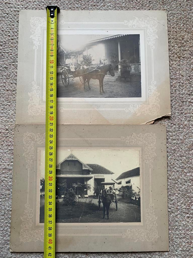 2 fotos Nederlands Indie 1904, Ophalen, Gebruikt, Foto, Voor 1940