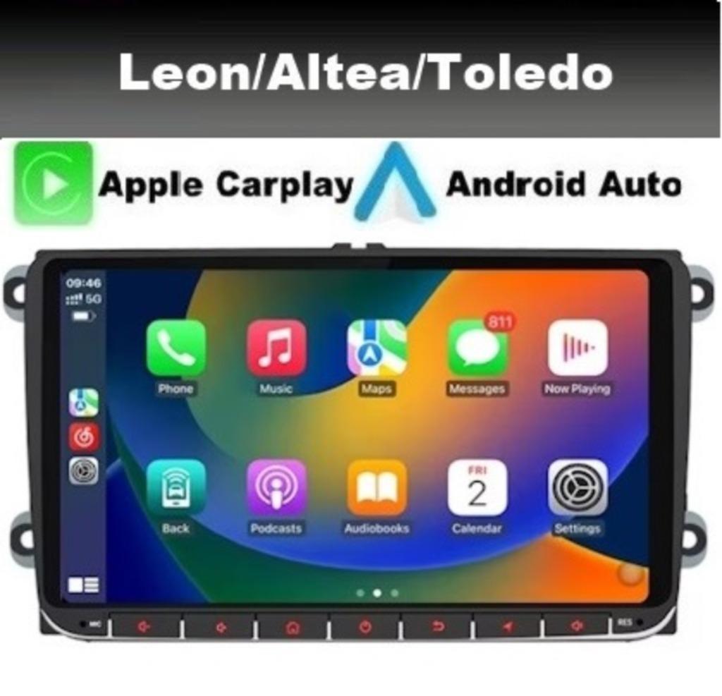 Seat Leon Altea Toledo navigatie 9inch android 13 carplay, Ophalen of Verzenden, Nieuw