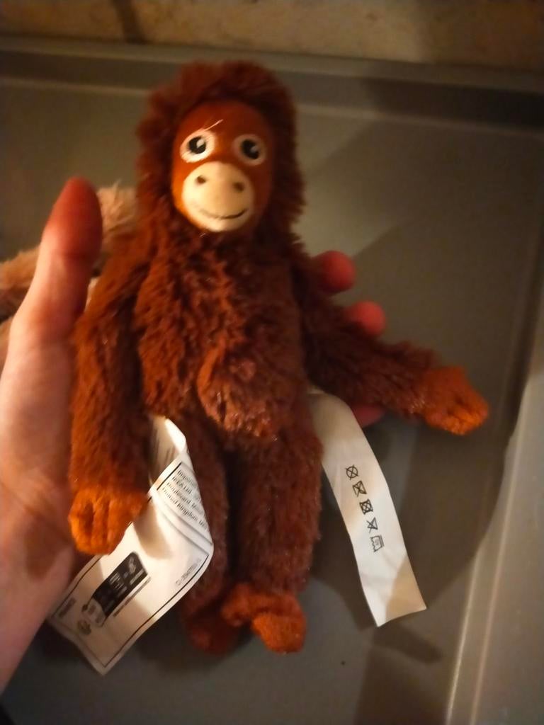 Aapje ikea djungelskog knuffeltje nog helemaal nieuw!, Kinderen en Baby's, Speelgoed | Knuffels en Pluche, Ophalen of Verzenden