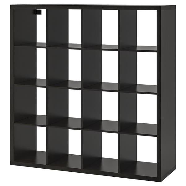 Ikea kallax kast zwart, Huis en Inrichting, Kasten | Wandmeubels, Ophalen, Met plank(en), 150 tot 200 cm, Zo goed als nieuw