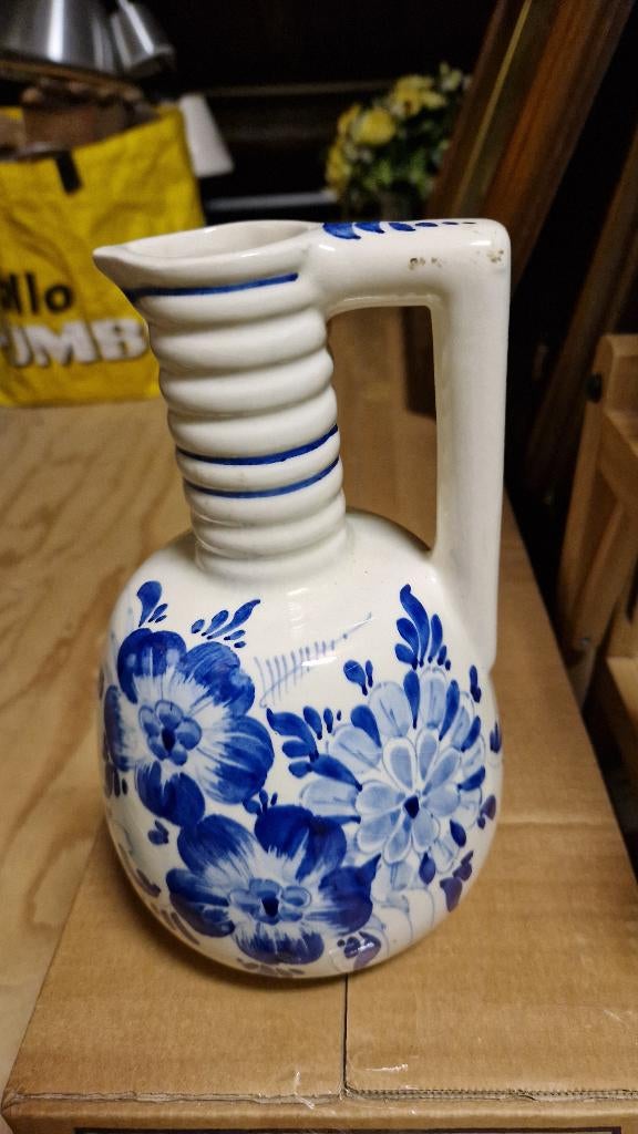 vintage kruik van aardewerk valkenburg, Antiek en Kunst, Curiosa en Brocante, Ophalen of Verzenden