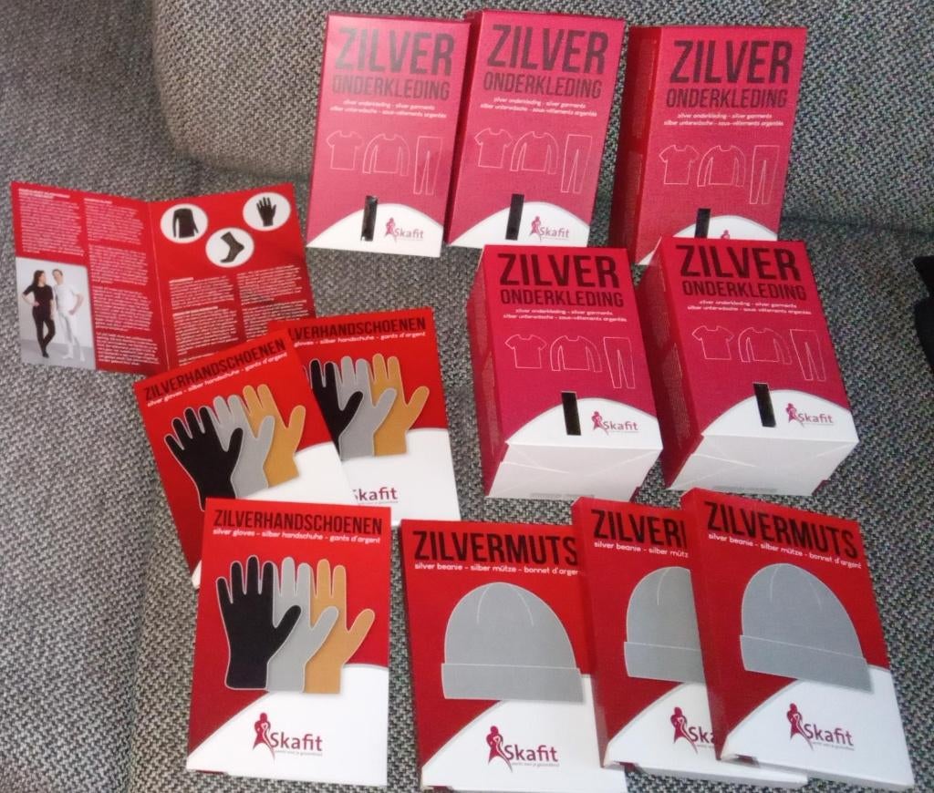 Zilverkleding 12% leggings shirts zilvergaren antibacterieel, Ophalen of Verzenden, Nieuw