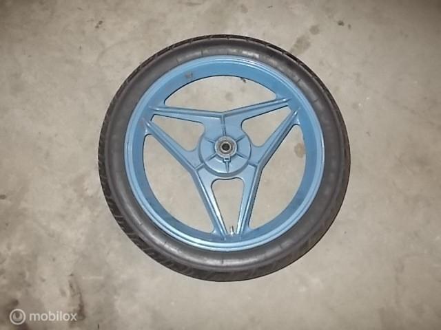 Voorwiel velg wiel voorvelg origineel Indiana 350 650 750, Ophalen of Verzenden, Gebruikt