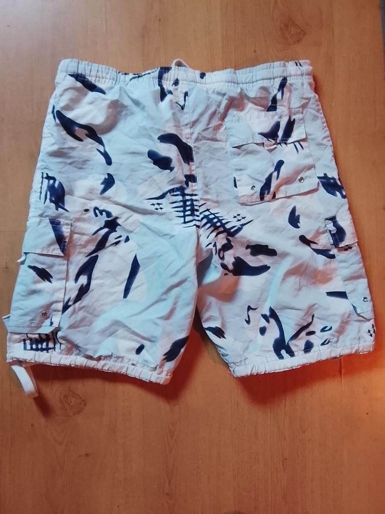 Zwemshort - Maat M - Blauw/Wit, Kleding | Heren, Badmode en Zwemkleding, Onbekend, Ophalen of Verzenden, Zwemshort, Maat 48/50 (M)