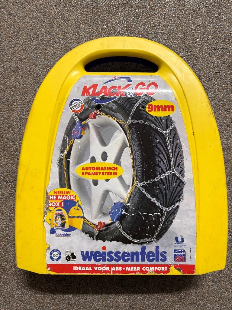 Sneeuwketting Weissenfels Klack&Go 9mm Maat 11, Ophalen of Verzenden, Gebruikt