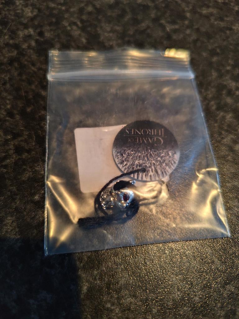 Direwolf Pandora bedel game of thrones, Pandora, Nieuw, Ophalen of Verzenden, 1 bedel