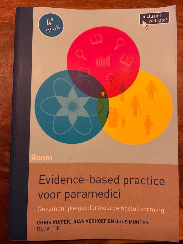 Evidence-based practice voor paramedici - Boom, Boeken, Ophalen of Verzenden, Alpha, Zo goed als nieuw, HBO