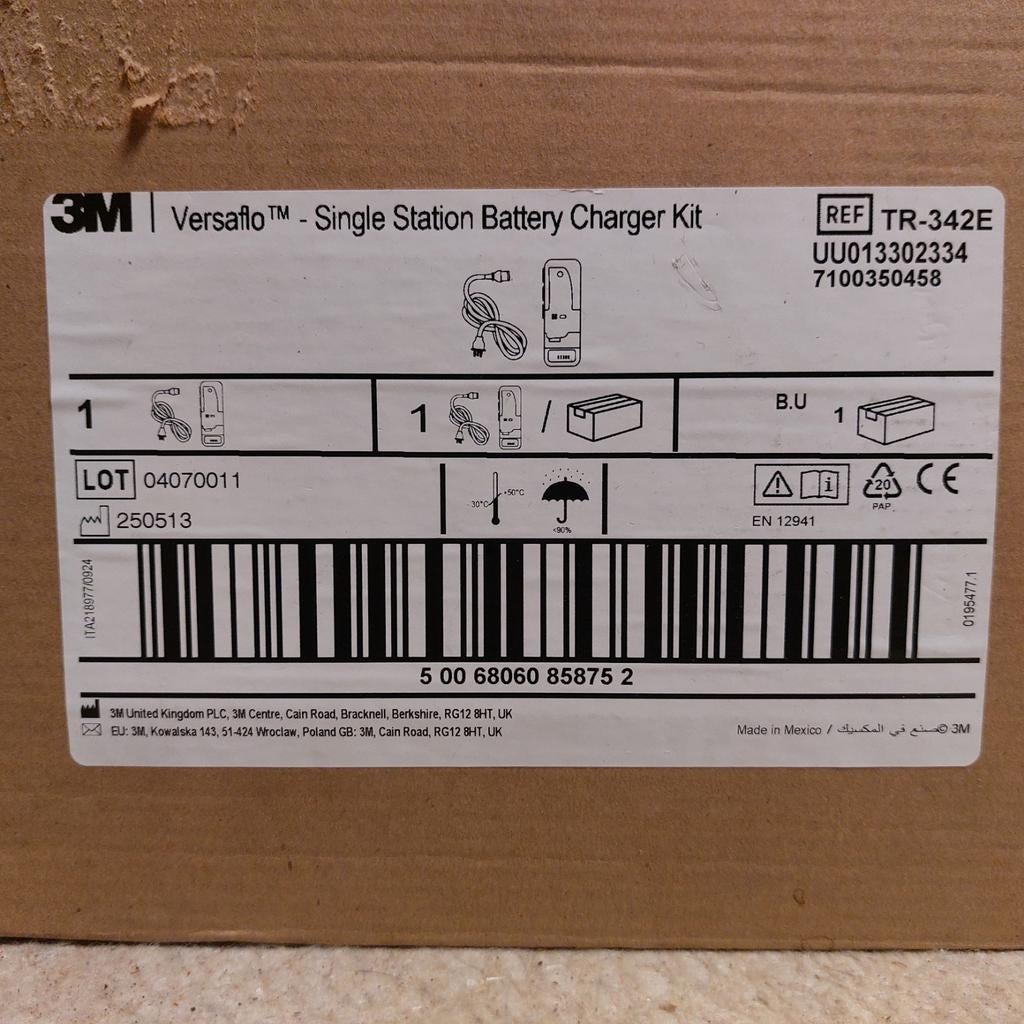 3M Versaflo TR-342E Individuele Oplader, Ophalen of Verzenden