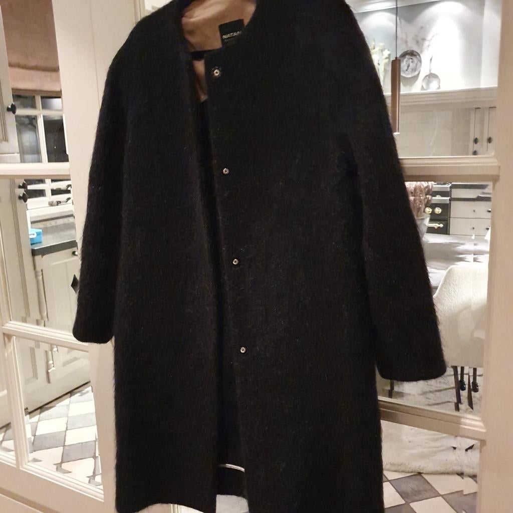 NATAN mantel maat 44, Kleding | Dames, Ophalen of Verzenden, Zo goed als nieuw, Maat 42/44 (L), Zwart