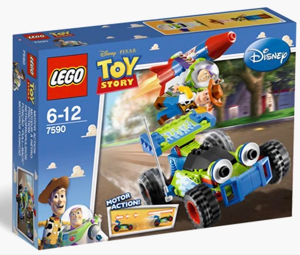 LEGO 7590 Toy Story Motor Action Woody en Buzz - Nieuw, Ophalen of Verzenden, Nieuw, Complete set, Lego