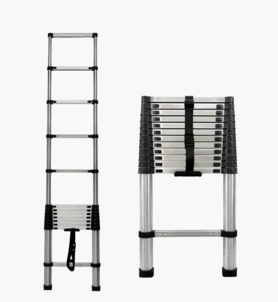 Telescoop ladder uitschuifbare ladder, Lankforst, Nieuw, Ophalen of Verzenden, Ladder