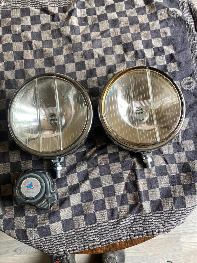Oldtimer 2 Bosch verstralers diameter 17 cm, Auto-onderdelen, Verlichting, Ophalen of Verzenden
