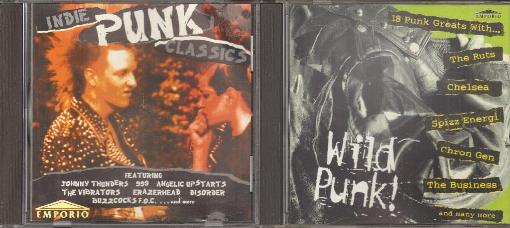 PUNK 2 x CD 43 track SAINTS Vibrators 999 RUTS Maniacs *DC, Ophalen of Verzenden, Zo goed als nieuw, Rock en Metal