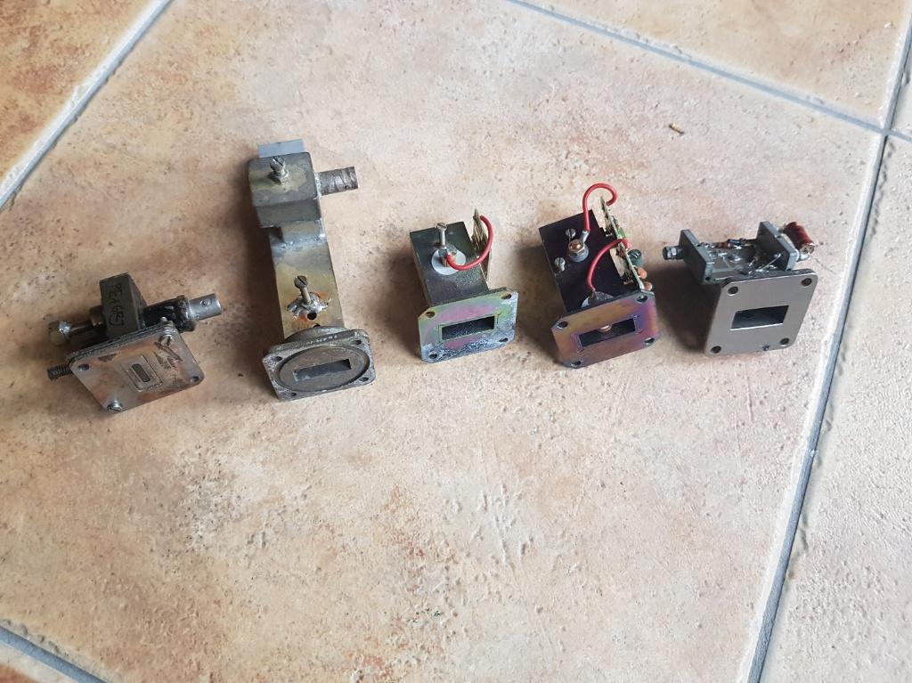 Te koop 3 cm spul Flenzen met Detector en gunndiode, Ophalen of Verzenden, Gebruikt, Zender en Ontvanger