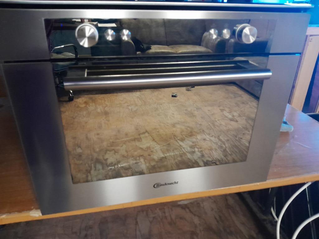 NETTE BAUKNECHT EMCHE 8144 COMBI MAGNETRON/OVEN TE KOOP, Combimagnetron, Crisp, Gebruikt, 60 cm of meer