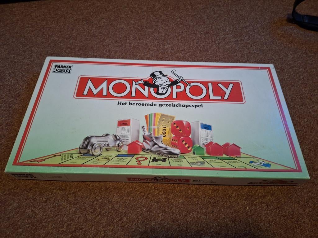 Monopoly compleet., Hobby en Vrije tijd, Gezelschapsspellen | Bordspellen, Ophalen of Verzenden