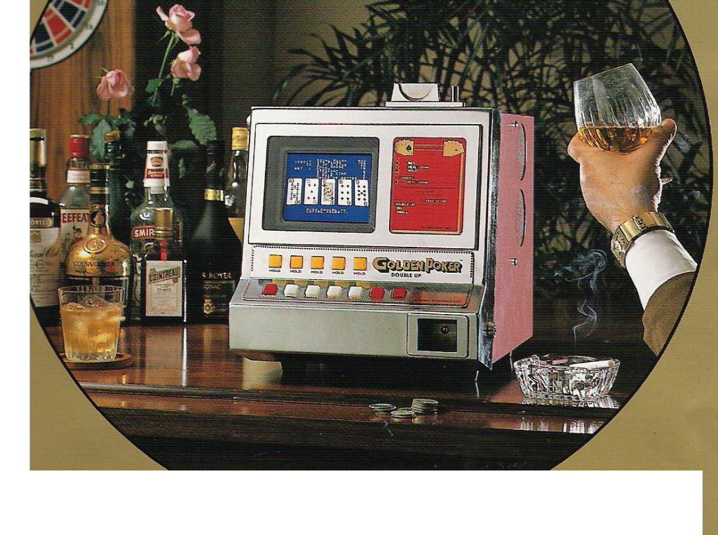 Golden Poker Double Up (Mini Boy), Verzamelen, Automaten | Gokkasten en Fruitautomaten, Gulden, Ophalen, Nieuw, Met sleutels