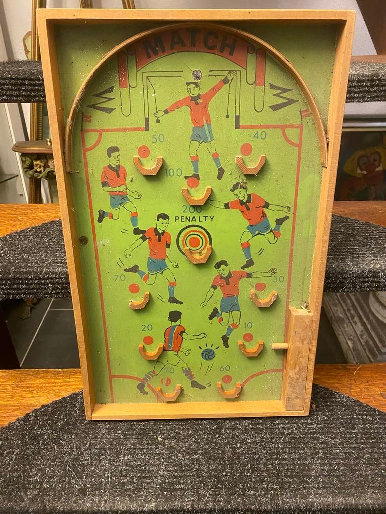 Vintage Voetbal Flipperkast Spel, Antiek en Kunst, Ophalen of Verzenden
