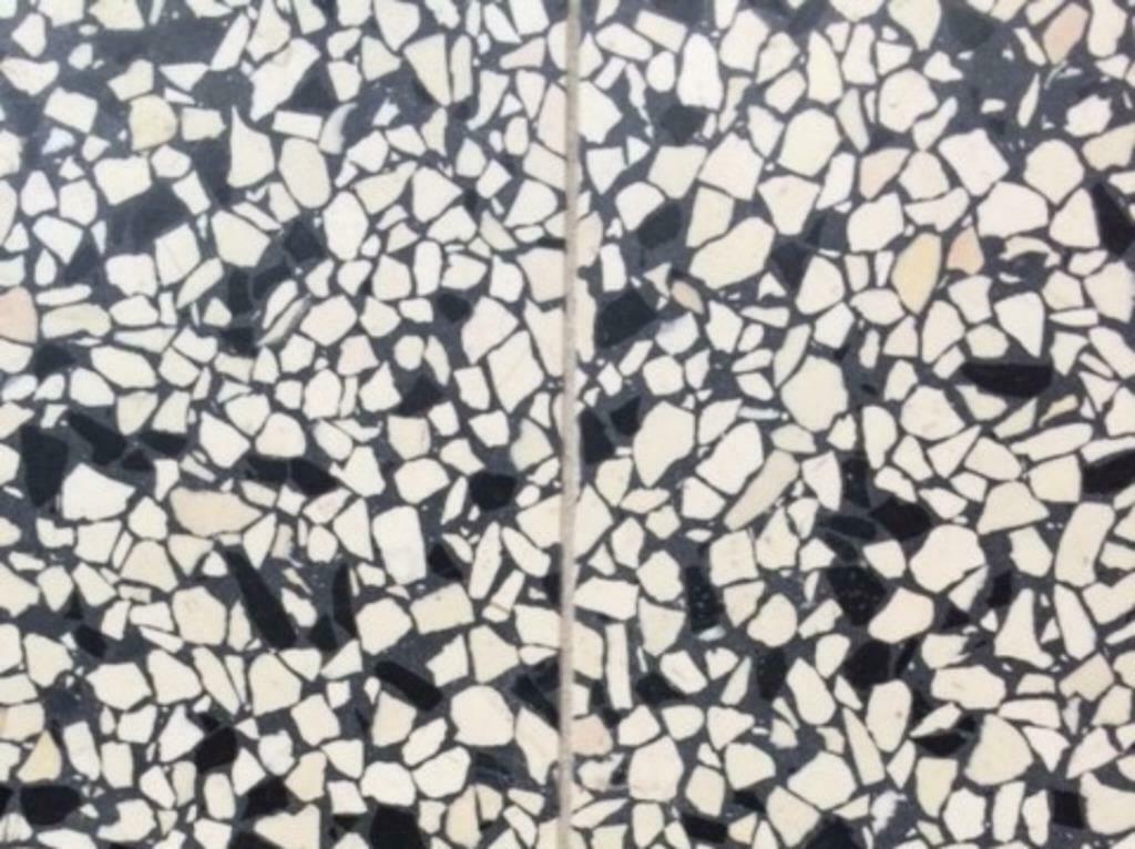 Terrazzo tegels Amsterdam 40x40cm Ecostone EM1087 wit zwart, 40 tot 60 cm, 40 tot 60 cm, Nieuw, Ophalen of Verzenden