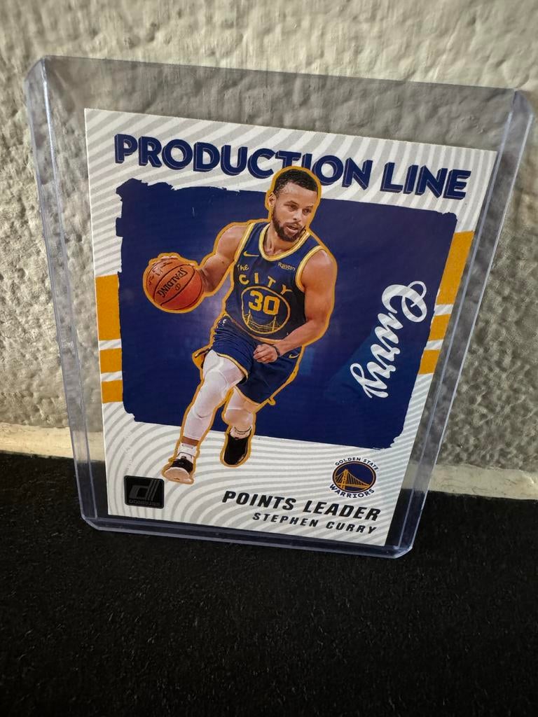 Stephen Curry Basketball Kaart - Production Line 21/22, Ophalen of Verzenden, Zo goed als nieuw, Overige sporten, Spelerskaart