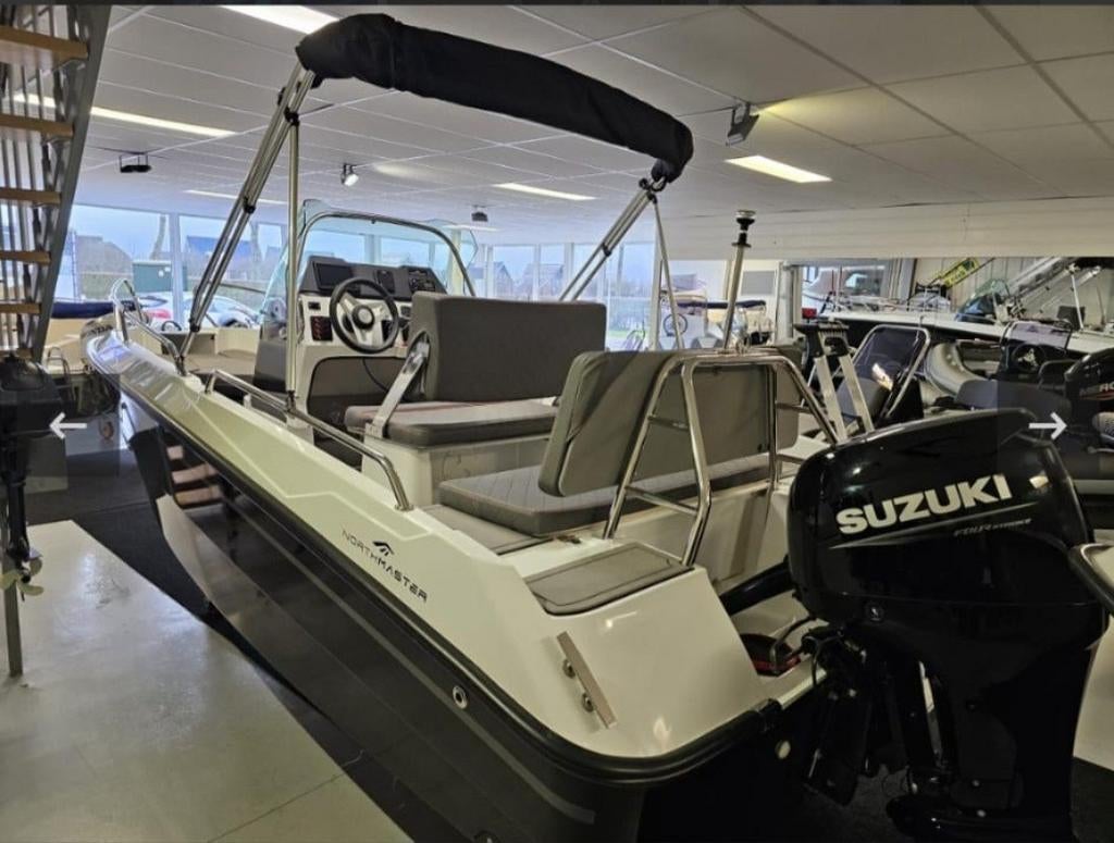 Northmaster 535 met 100pk Suzuki - Scandinavische klasse!, Ophalen, 50 pk of meer, Zo goed als nieuw, Snelvarend