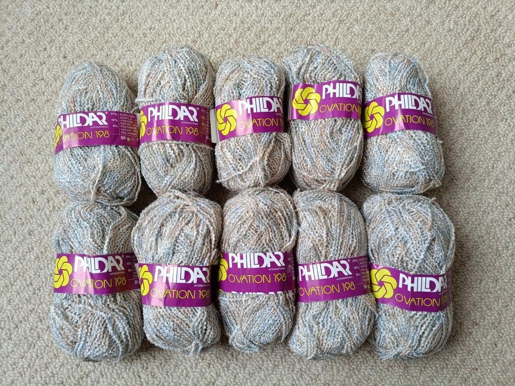 10 bolletjes wol Phildar, Hobby en Vrije tijd, Ophalen of Verzenden, Nieuw, Breien of Haken, Wol of Garen